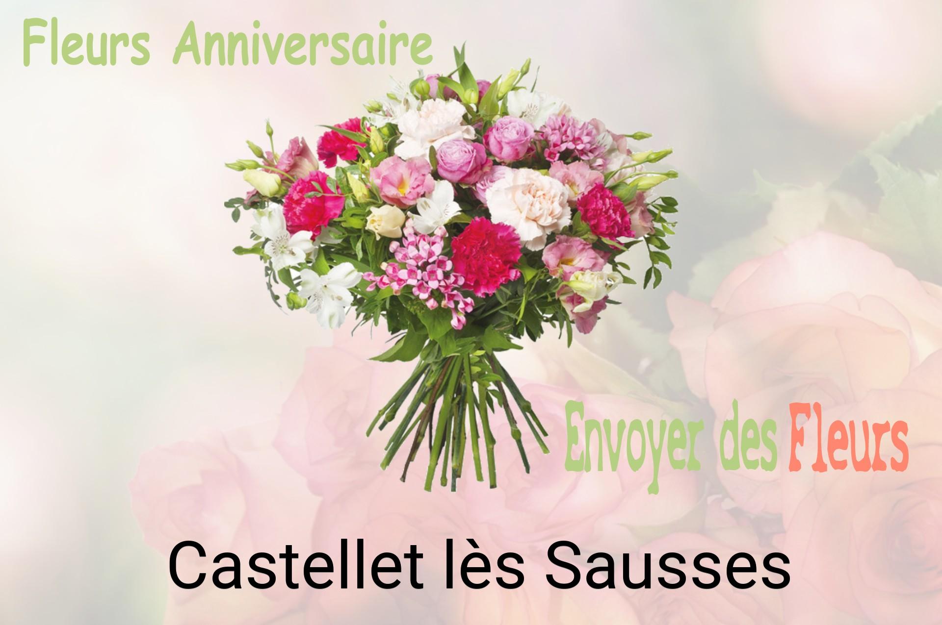 Bouquet de fleurs d’anniversaire livré à Castellet-lès-Sausses