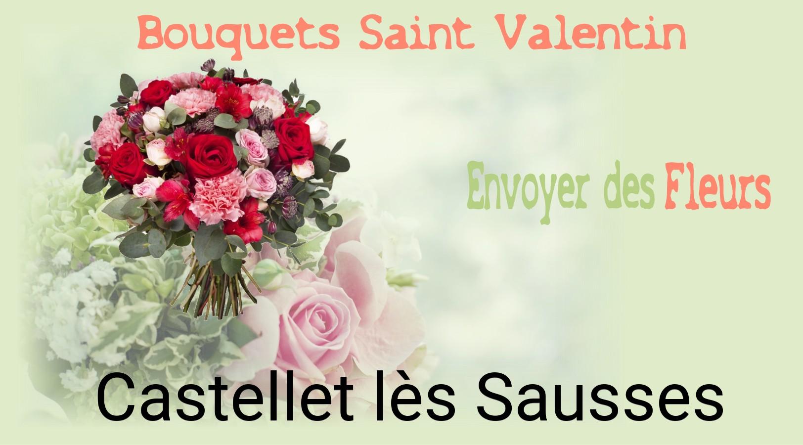 Roses de Saint-Valentin livrées à Castellet-lès-Sausses